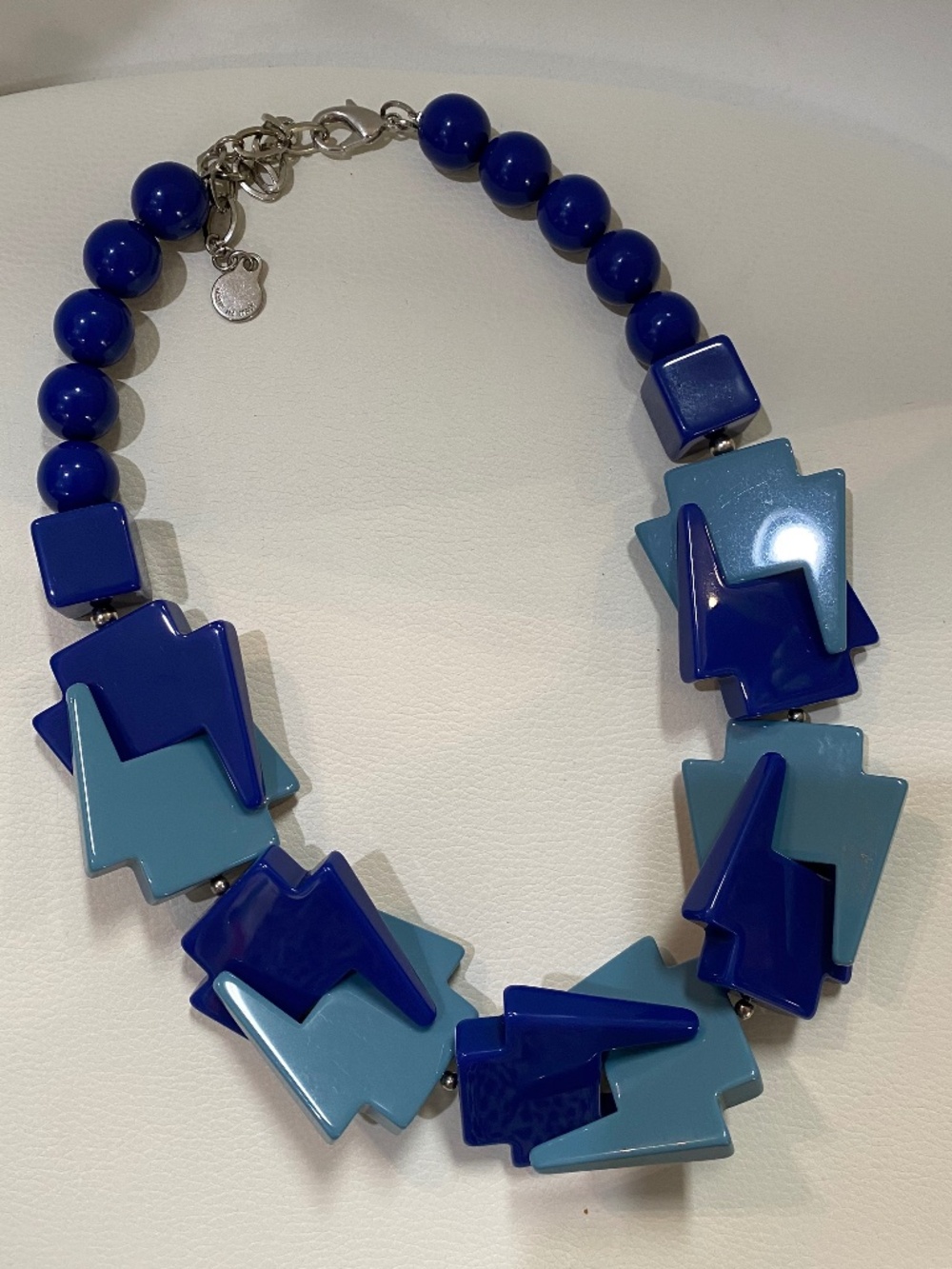 Emporio Armani Geometric Resin Necklace. In excellent condition!